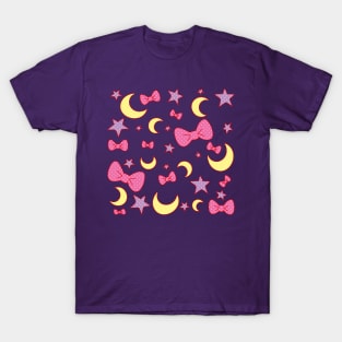 Magical Girl-Kawaii Inspired Pattern T-Shirt